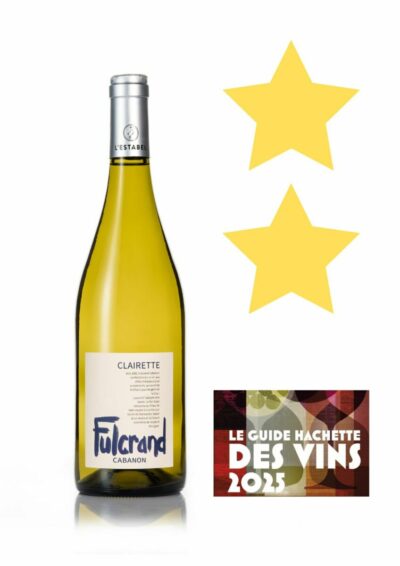 FULCRAND CABANON BLANC 2023 AOP Clairette du Languedoc, 2 étoiles dans le Guide Hachette 2025