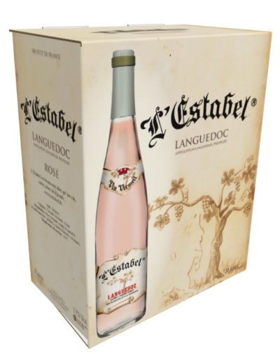 Bag in Box 3 litres ESTABEL AOP rosé