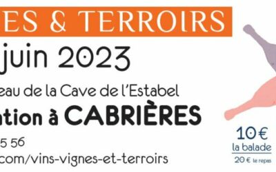 BALADE VIGNERONNE         VINS, VIGNES & TERROIRS A CABRIERES LE 04 JUIN