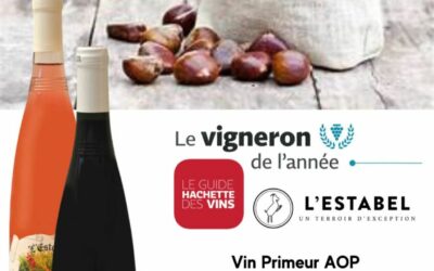 Sortie du Vin Primeur ESTABEL AOP rouge et rosé : Jeudi 16.11.2023