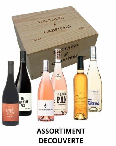 Coffret Bois 6 bouteilles "Assortiment Découverte"