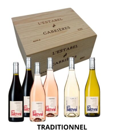 Coffret Bois 6 bouteilles "Tradition"