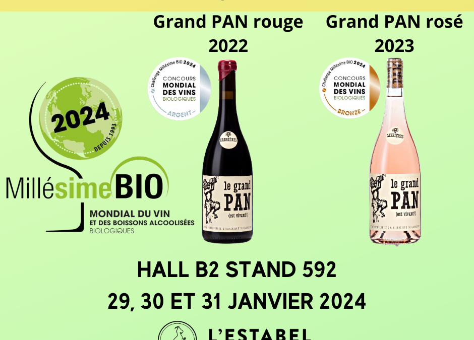 PALMARÈS CHALLENGE MILLÉSIME BIO 2024