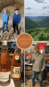Viellissement des vins de l'Estabel dans la grotte de Labeil