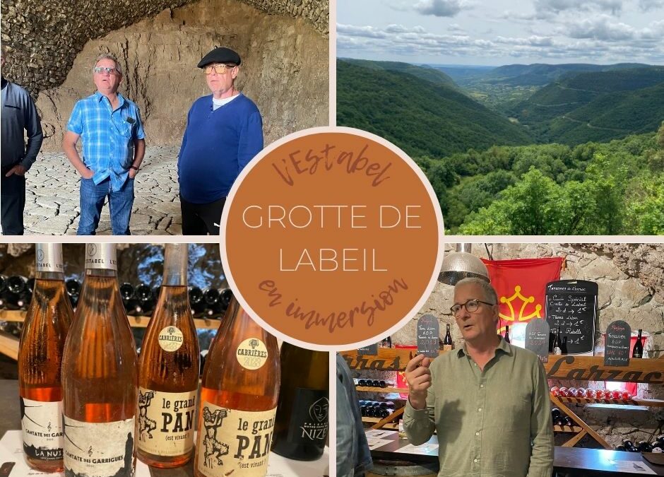 Viellissement des vins de l'Estabel dans la grotte de Labeil