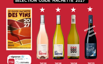 4 Vins récompensés avec 1 étoile dans le Guide Hachette 2027